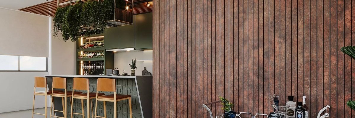 Painel Ripado Laminado Linha Urban - Meu Rodapé