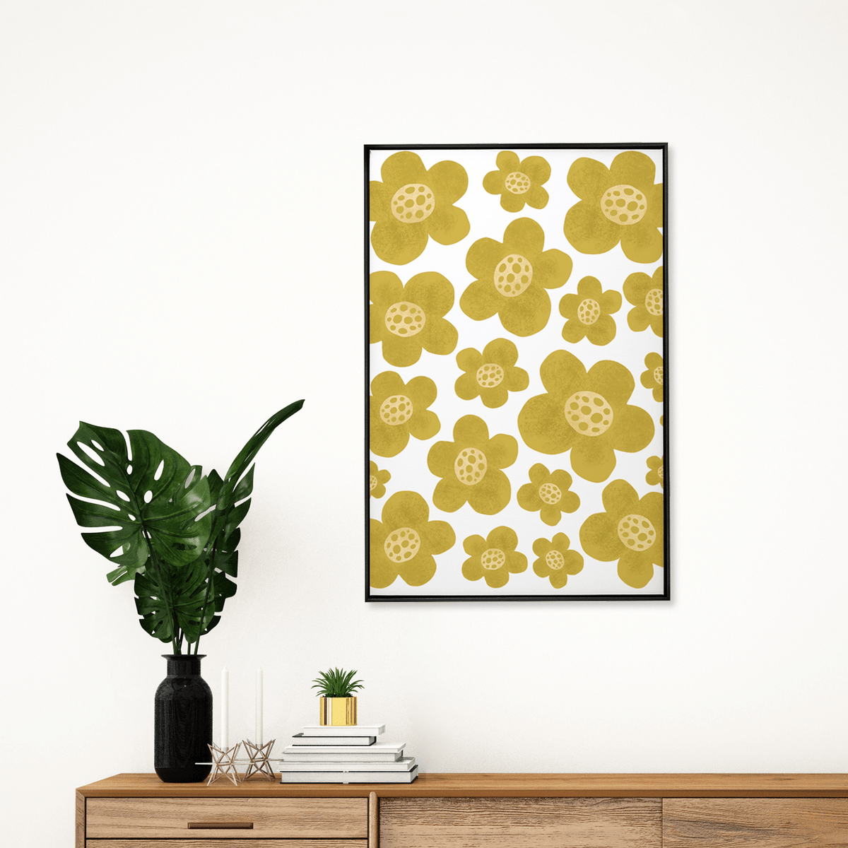 Quadro Decorativo Flores Amarelas 1 | Rafa Harger
