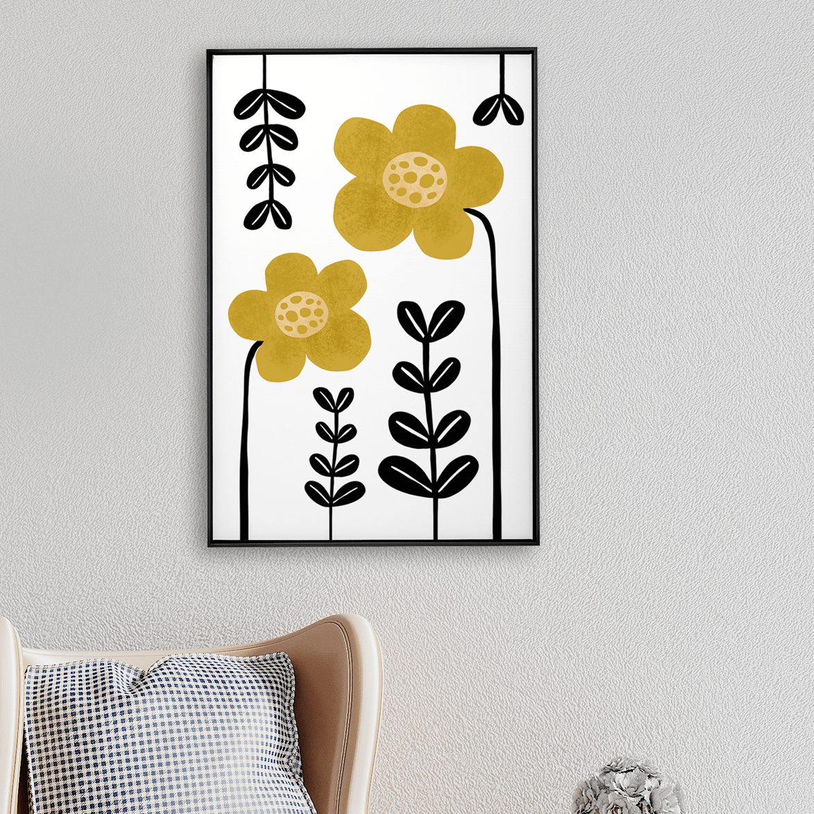Quadro Decorativo Flores Amarelas 2 | Rafa Harger