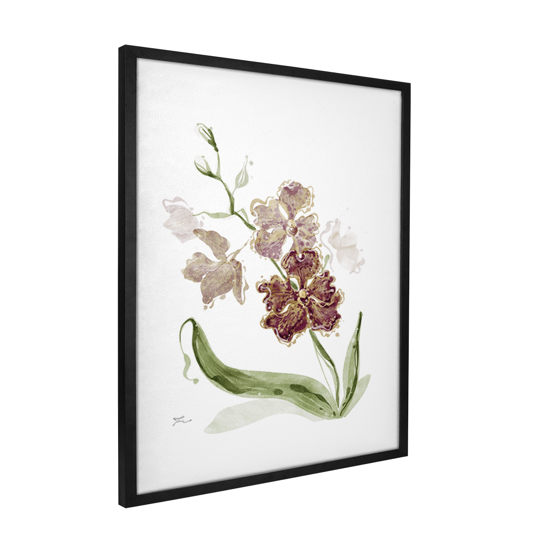 Quadro Decorativo Orquídea Vermelha | Thaís Mota