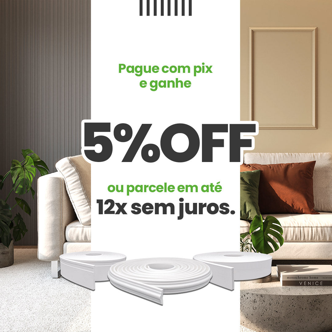 banner pague com pix e ganhe 5% off