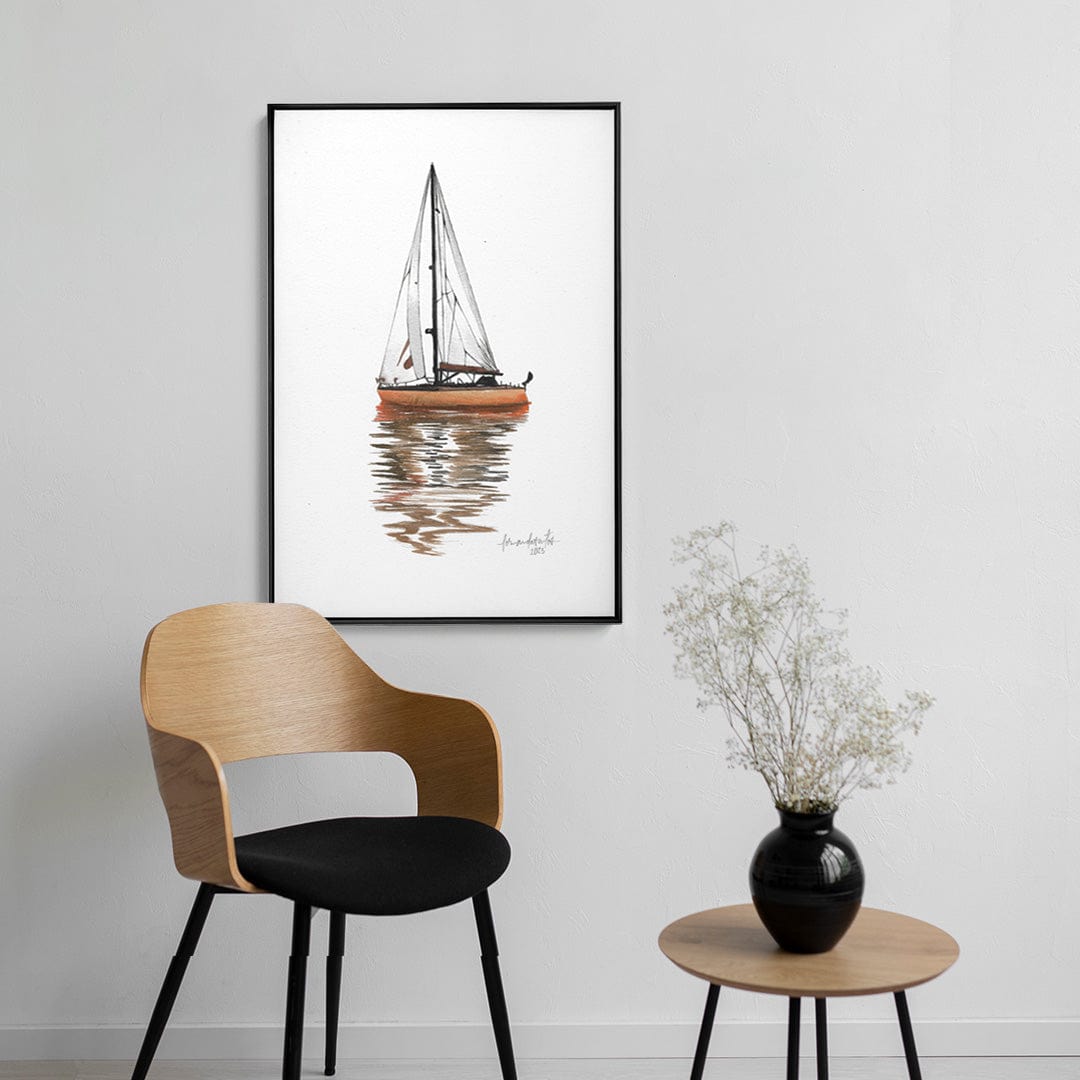 Quadro Decorativo Barco a Vela 1 | Fernanda Santos