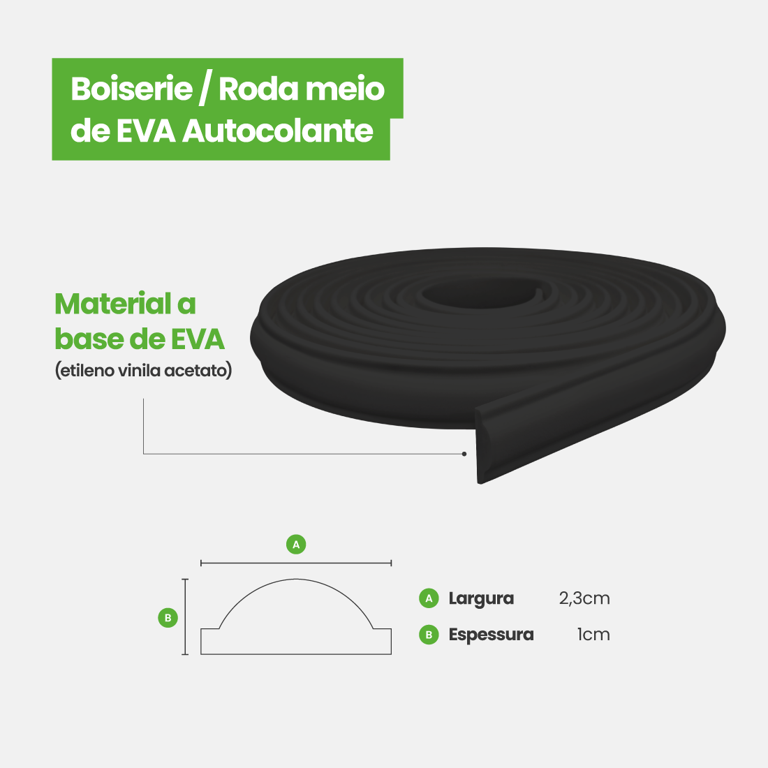 Boiserie Colorido de EVA Autocolante | Linha Urban