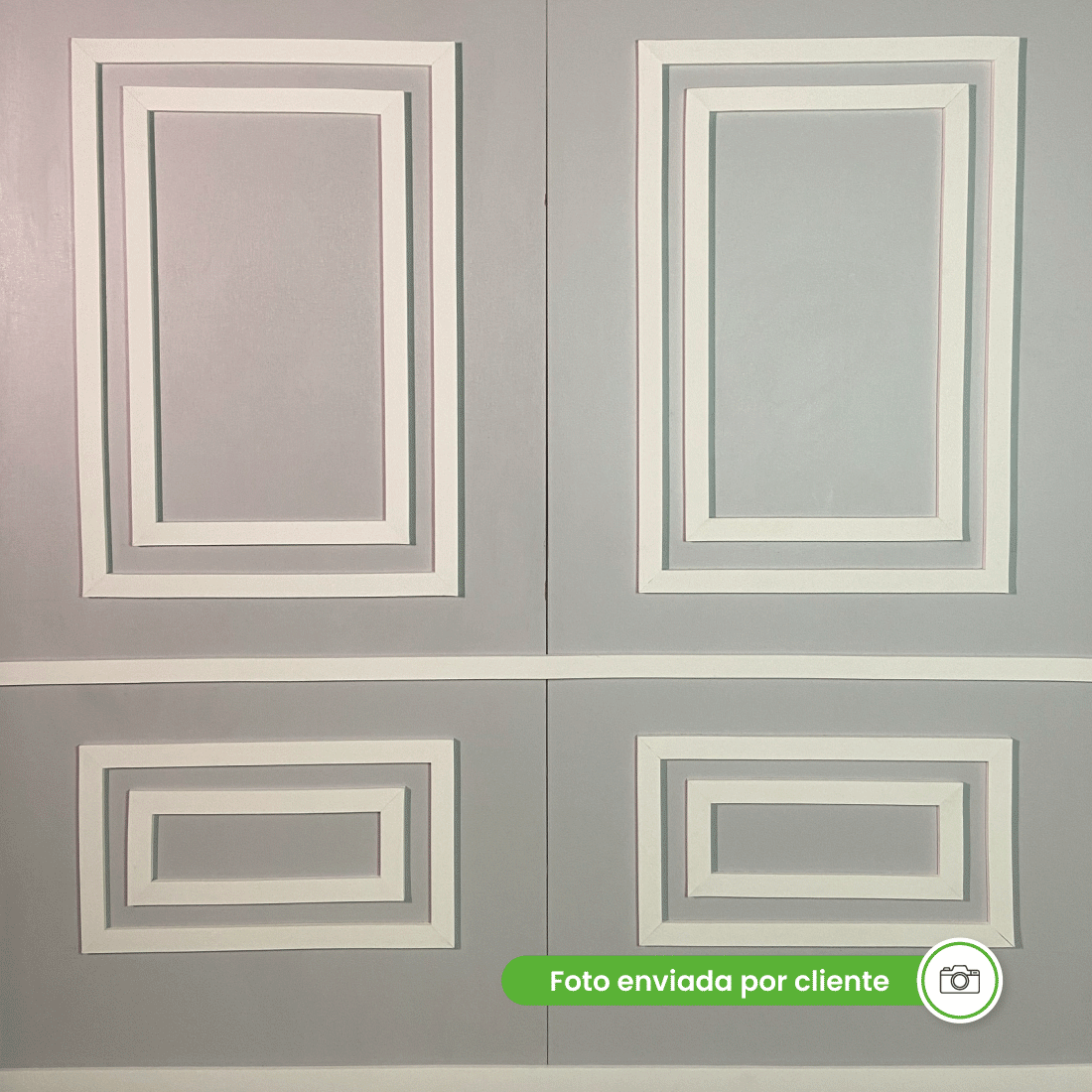 Rodameio Moldura Boiserie de EVA Autocolante | RM43