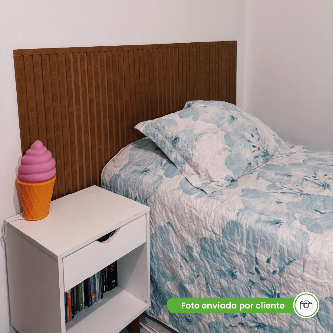 Kit Cabeceira Painel Ripado Autocolante | Linha Urban