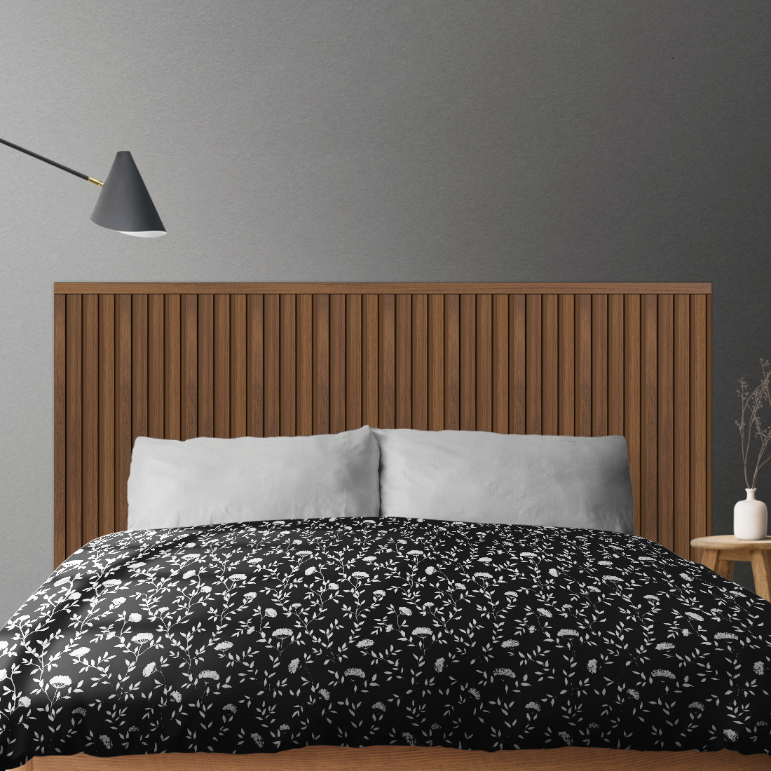 Kit Cabeceira Painel Ripado Autocolante | Linha Madeto