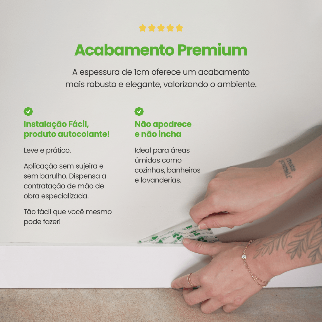 Rodapé de EVA Autocolante | RP43