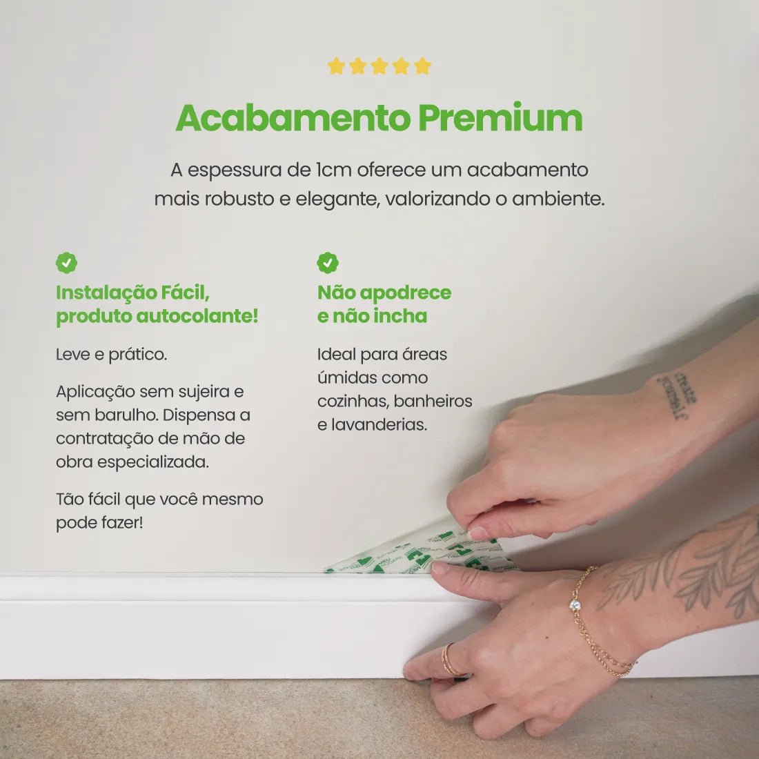 Rodapé de EVA Autocolante | RP52