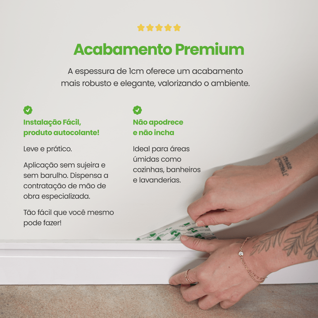 Rodapé de EVA Autocolante | RP52