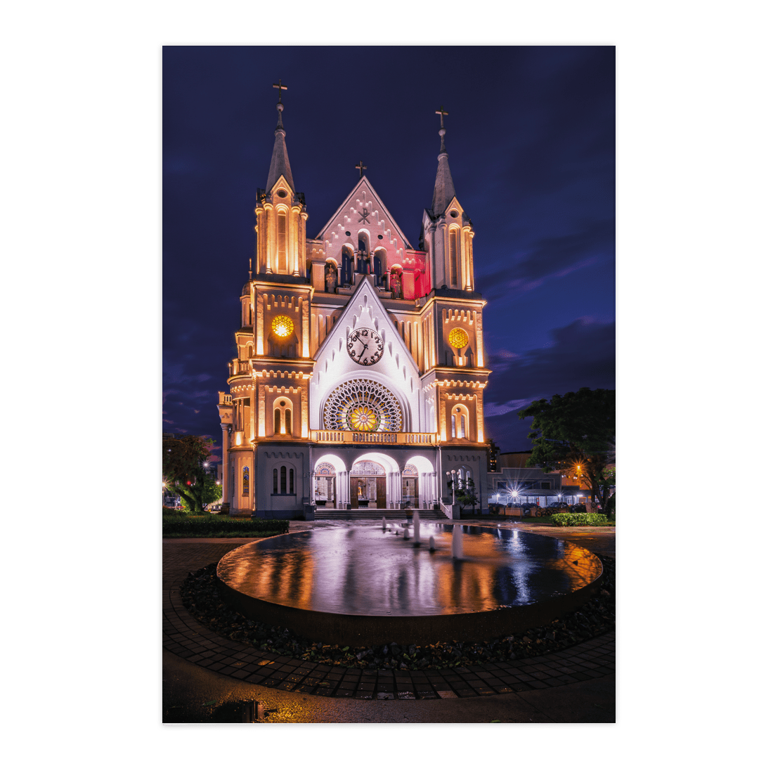 Quadro Decorativo Igreja Matriz Itajaí | Samuel Pereira
