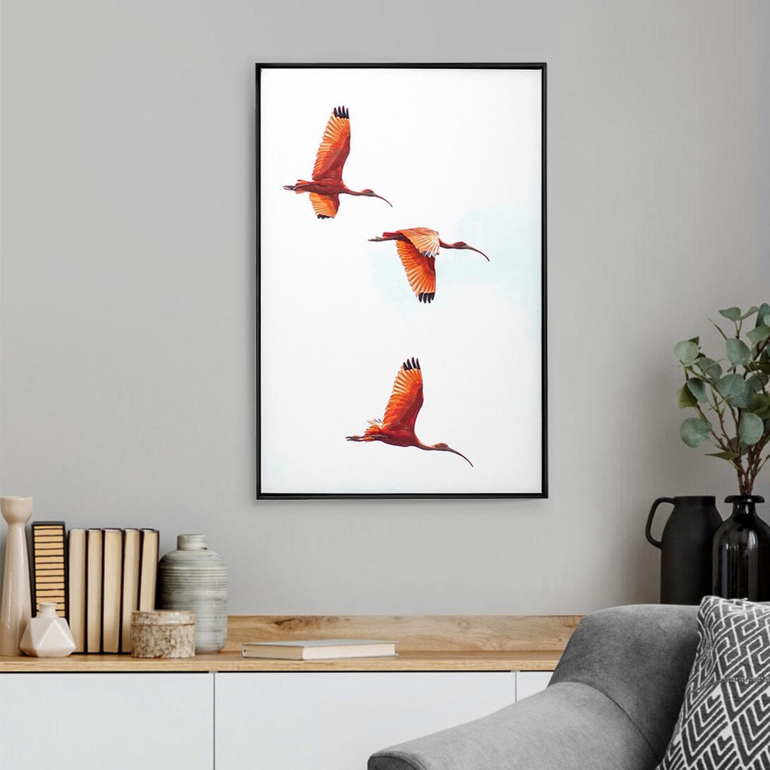Quadro Decorativo Guará | Crônicas na Bagagem