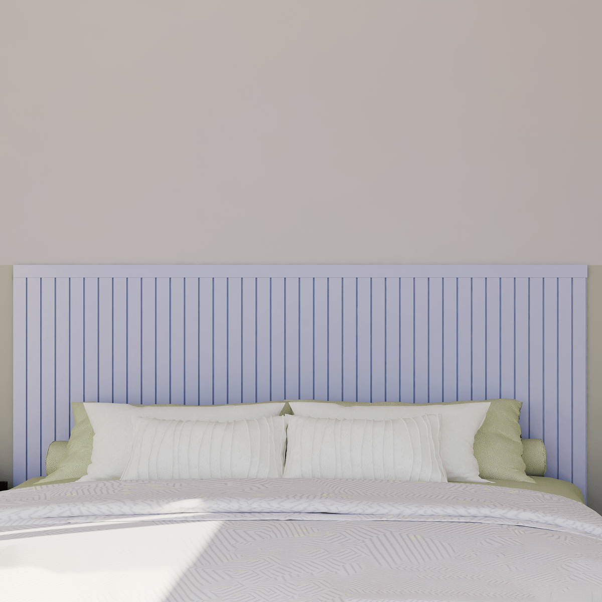 Kit Cabeceira Painel Ripado | Linha Play + - Meu Rodapé