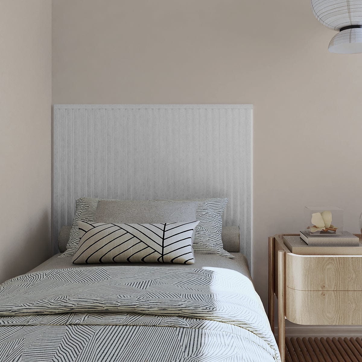 Kit Cabeceira Painel Ripado | Linha Urban - Meu Rodapé