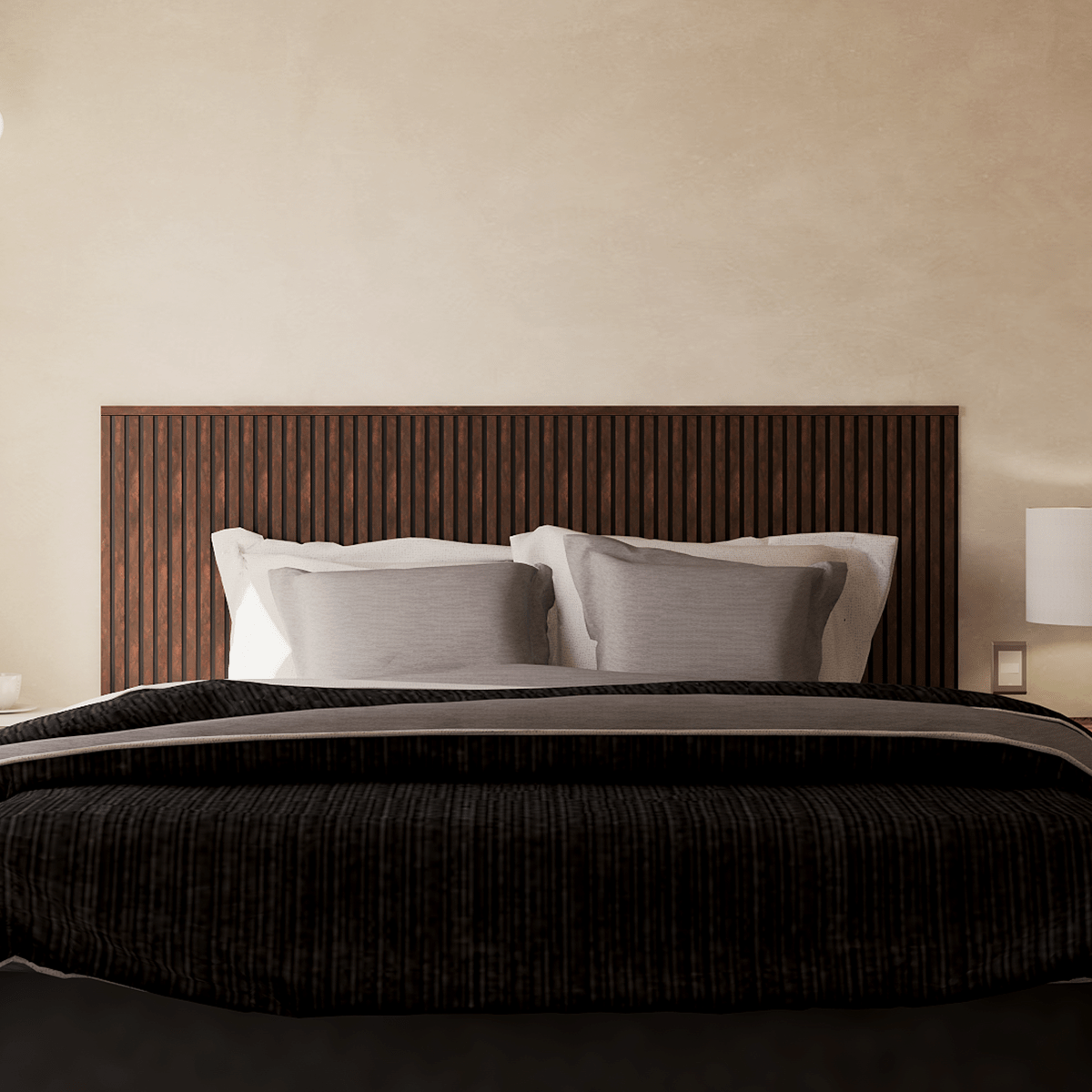 Kit Cabeceira Painel Ripado | Linha Urban - Meu Rodapé