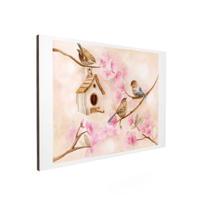 Quadro Decorativo Pássaros e Cerejeiras 1 | Nanda Peyroton