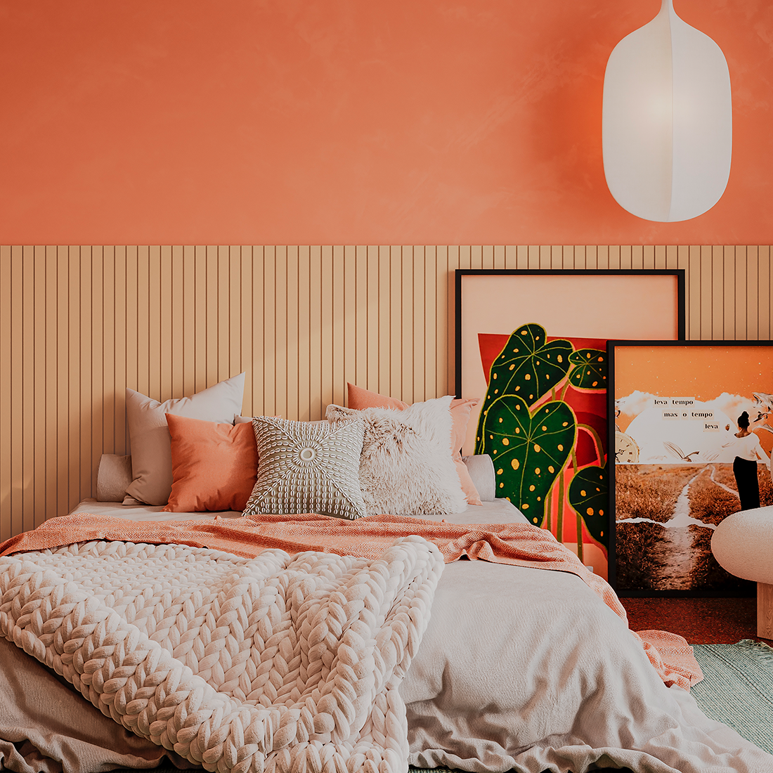 Painel Ripado Laminado Meia Parede | Linha Play +