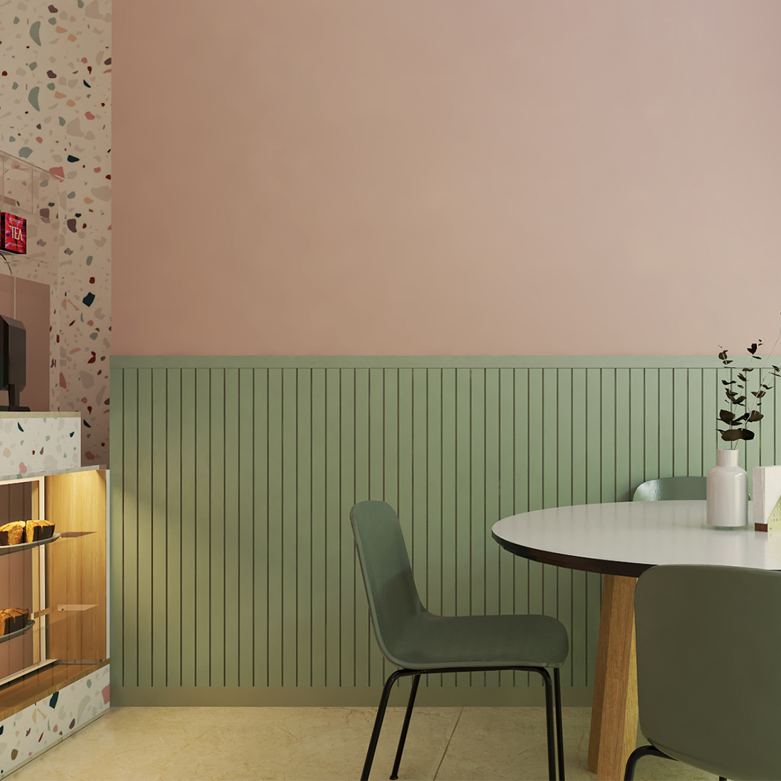 Painel Ripado Laminado Meia Parede | Linha Play +