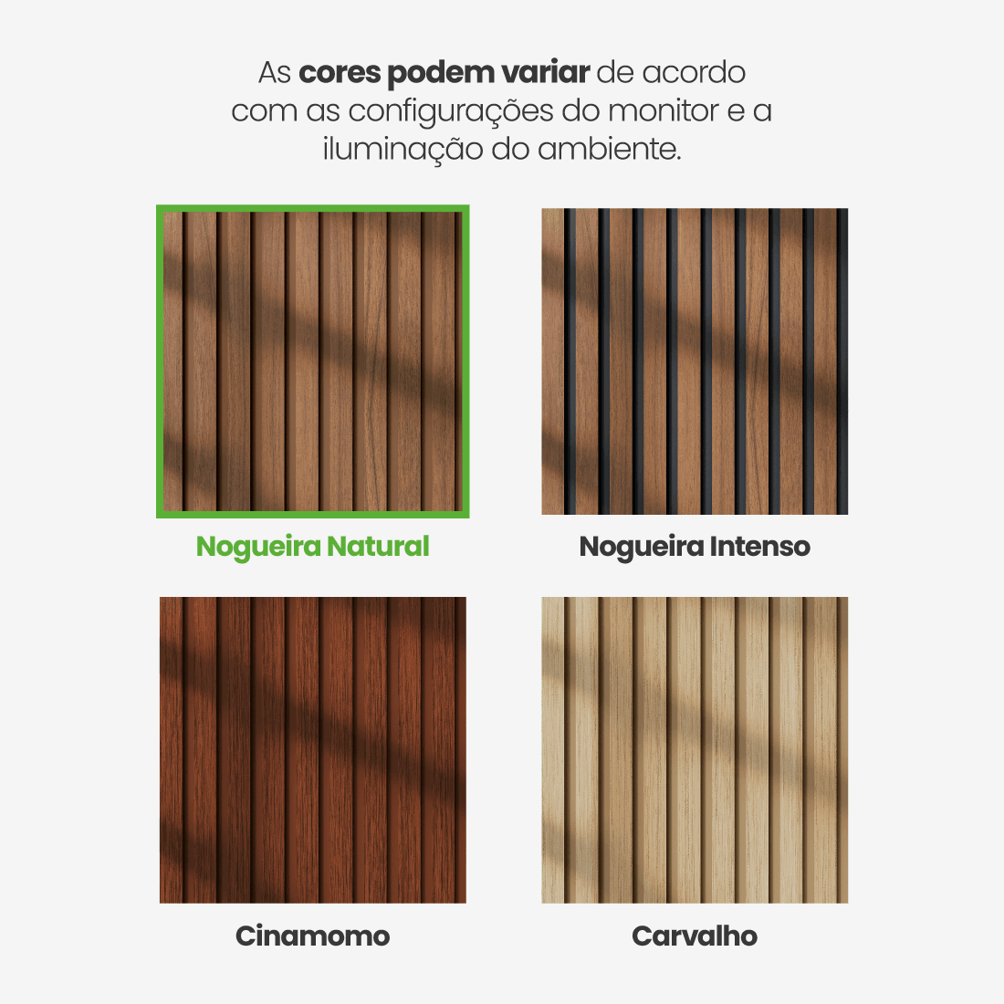 Painel Ripado Laminado de EVA Autocolante | Linha Madeto | Meu Rodapé