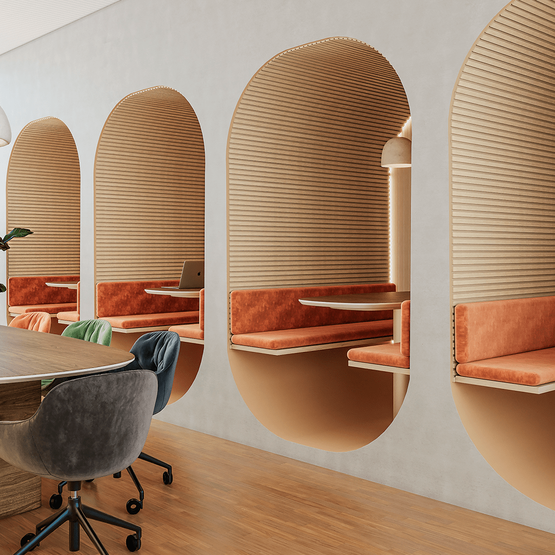 Painel Ripado Laminado de EVA Autocolante | Linha Madeto - Meu Rodapé