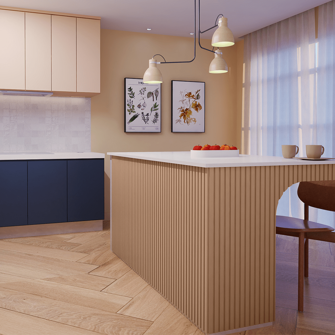Painel Ripado Laminado Meia Parede | Linha Play - Meu Rodapé