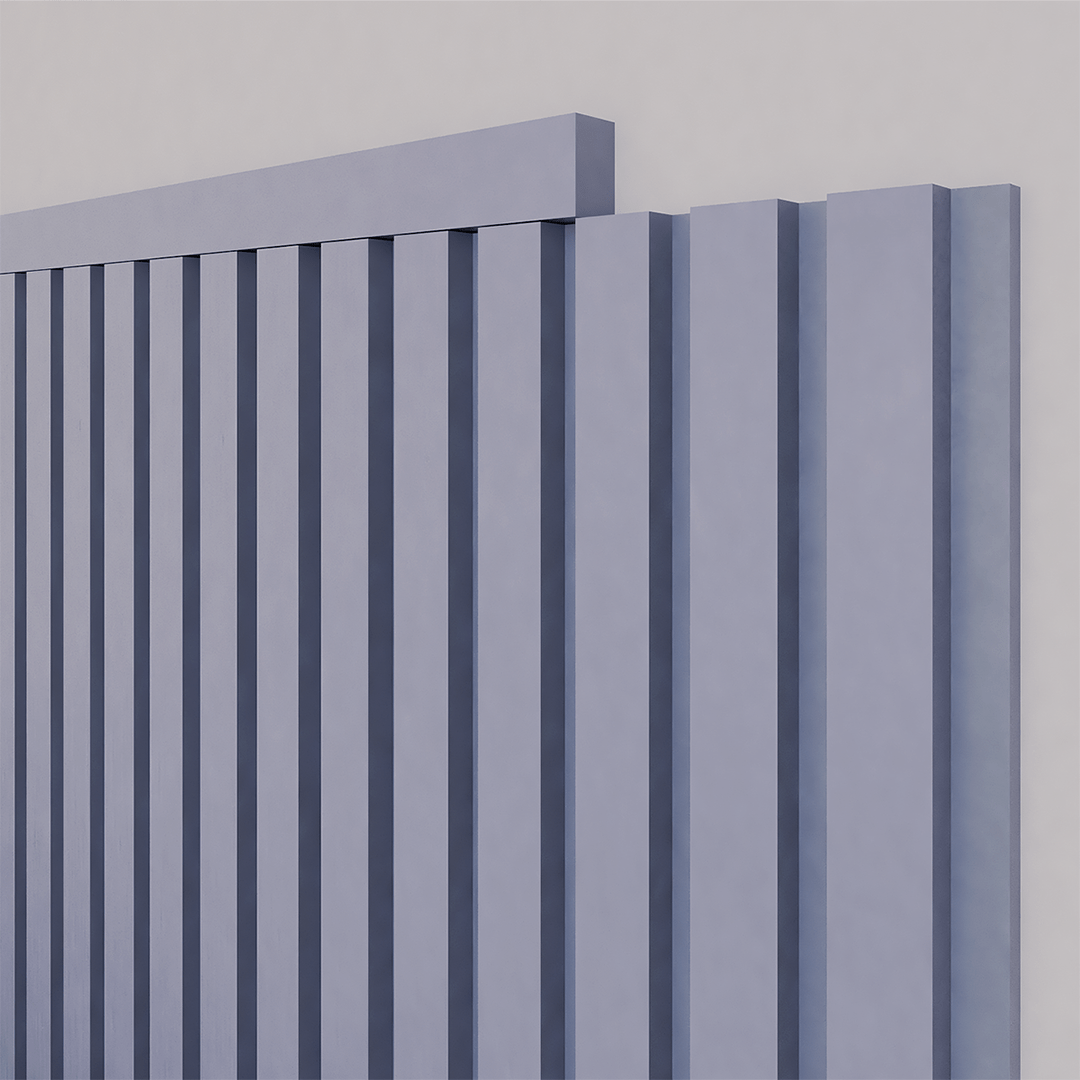 Painel Ripado Laminado Meia Parede | Linha Play - Meu Rodapé