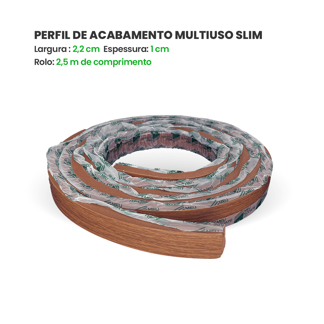 Perfil de Acabamento | Linha Madeto - Meu Rodapé