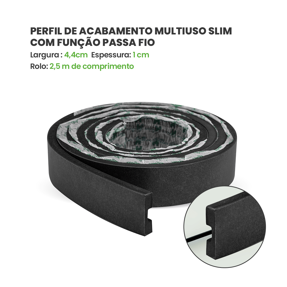 Perfil de Acabamento | Linha Urban+ - Meu Rodapé