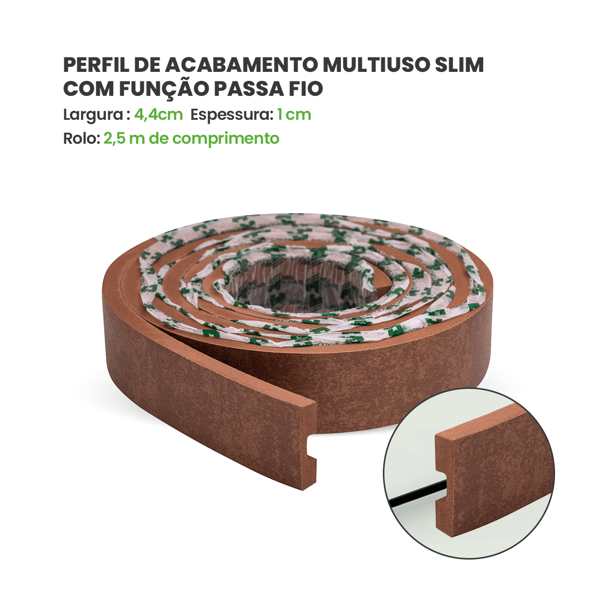 Perfil de Acabamento | Linha Urban+ - Meu Rodapé