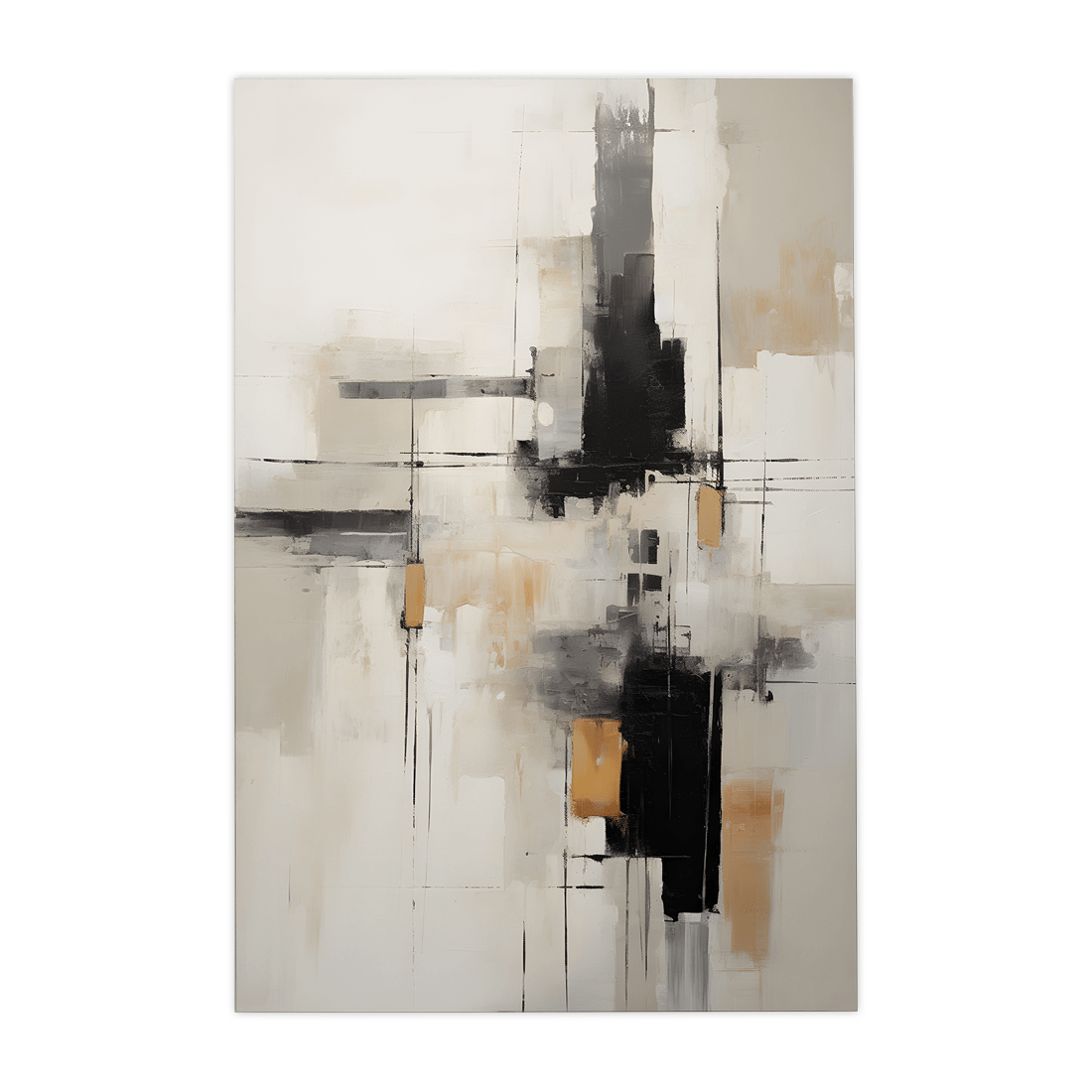 Quadro Decorativo Abstrato Wabi - Sabi 12 | Uillian Rius - Meu Rodapé