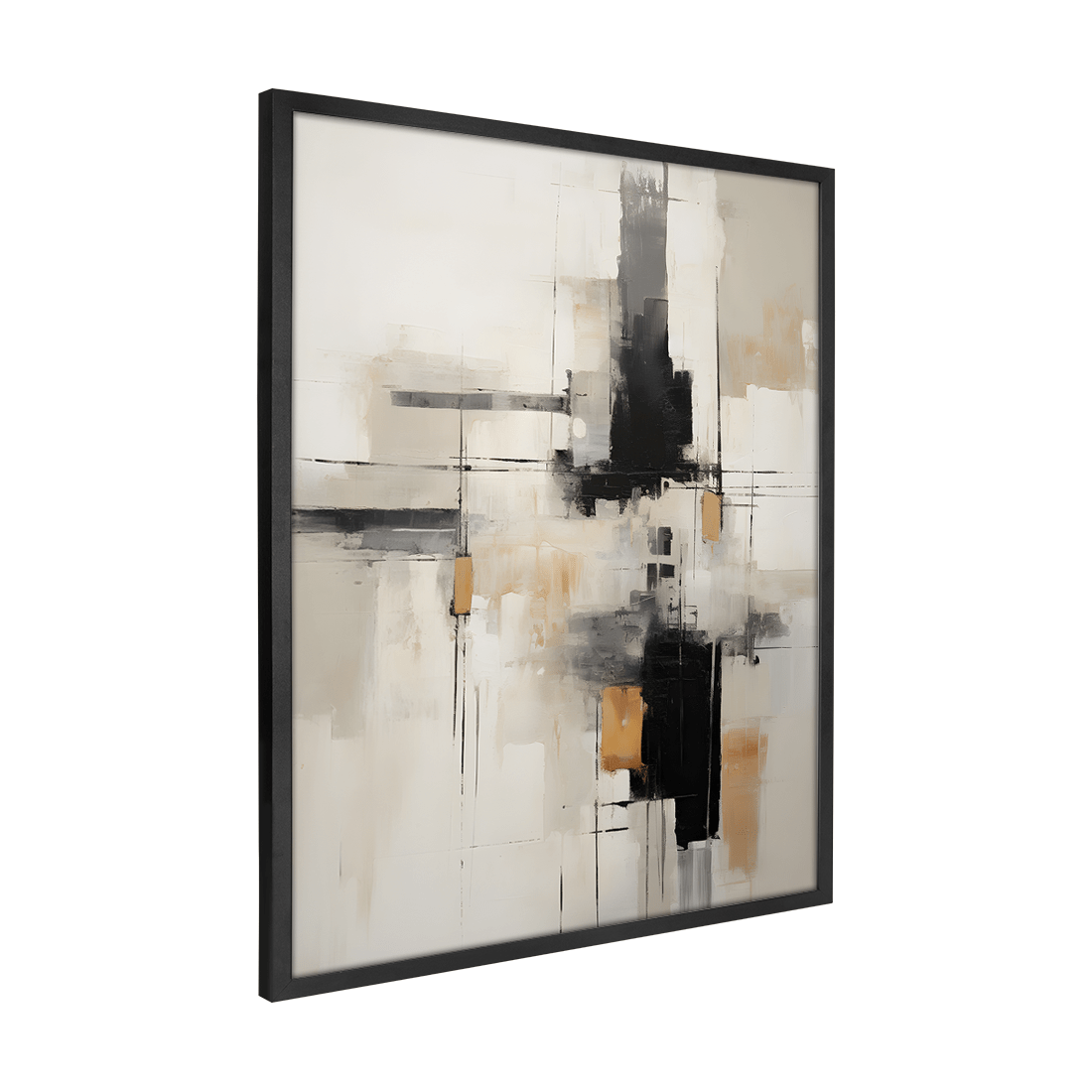 Quadro Decorativo Abstrato Wabi - Sabi 12 | Uillian Rius - Meu Rodapé