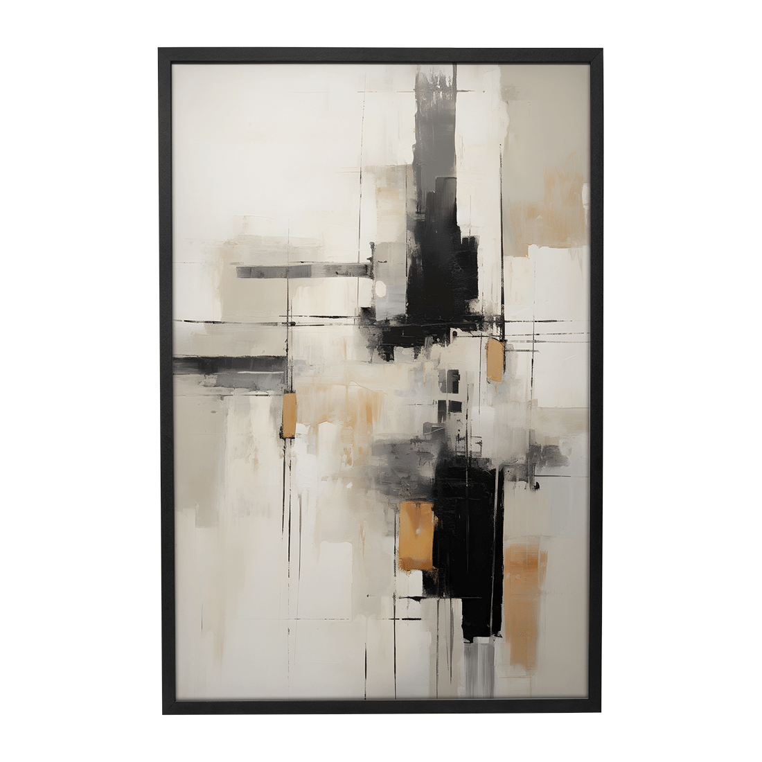 Quadro Decorativo Abstrato Wabi - Sabi 12 | Uillian Rius - Meu Rodapé