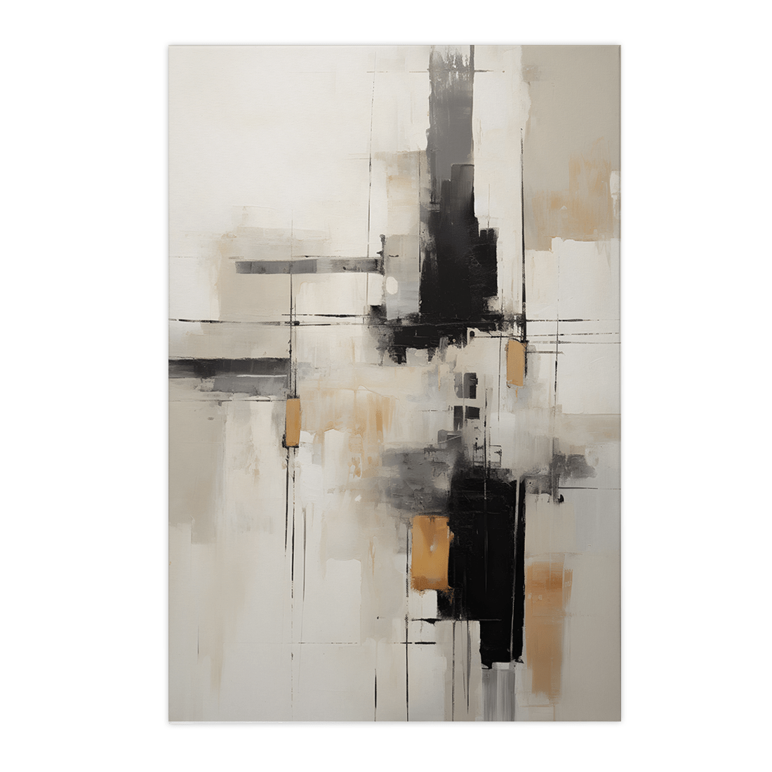 Quadro Decorativo Abstrato Wabi - Sabi 12 | Uillian Rius - Meu Rodapé