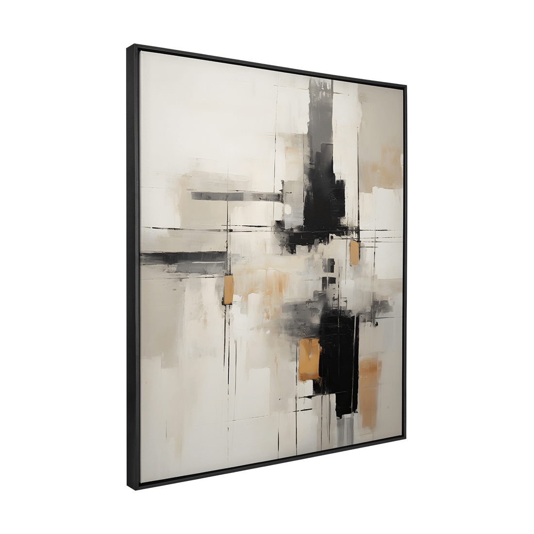 Quadro Decorativo Abstrato Wabi - Sabi 12 | Uillian Rius - Meu Rodapé