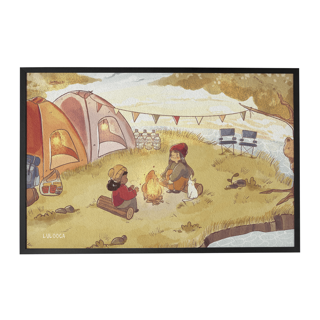 Quadro Decorativo Acampamento Fofo | Luana Gurgel - Meu Rodapé