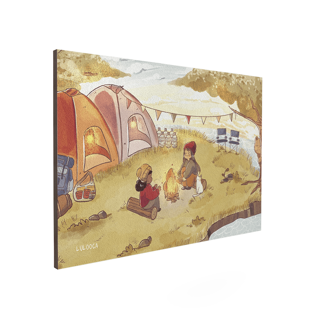 Quadro Decorativo Acampamento Fofo | Luana Gurgel - Meu Rodapé