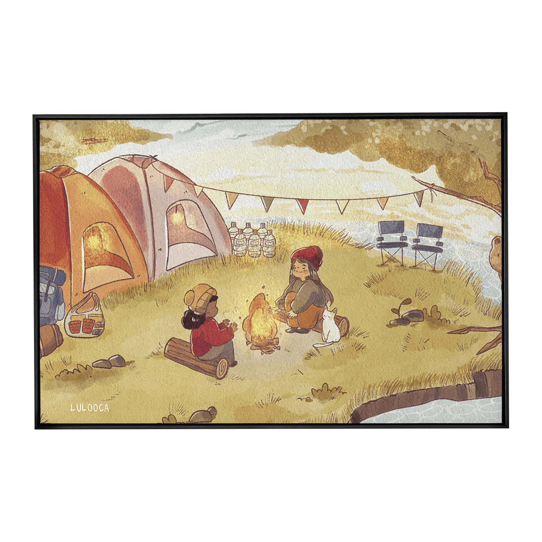 Quadro Decorativo Acampamento Fofo | Luana Gurgel - Meu Rodapé