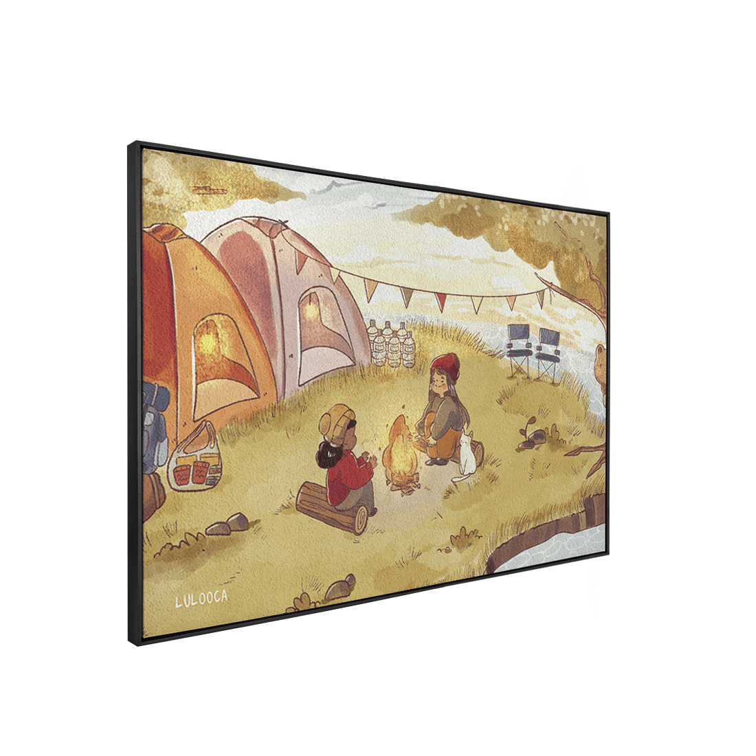 Quadro Decorativo Acampamento Fofo | Luana Gurgel - Meu Rodapé