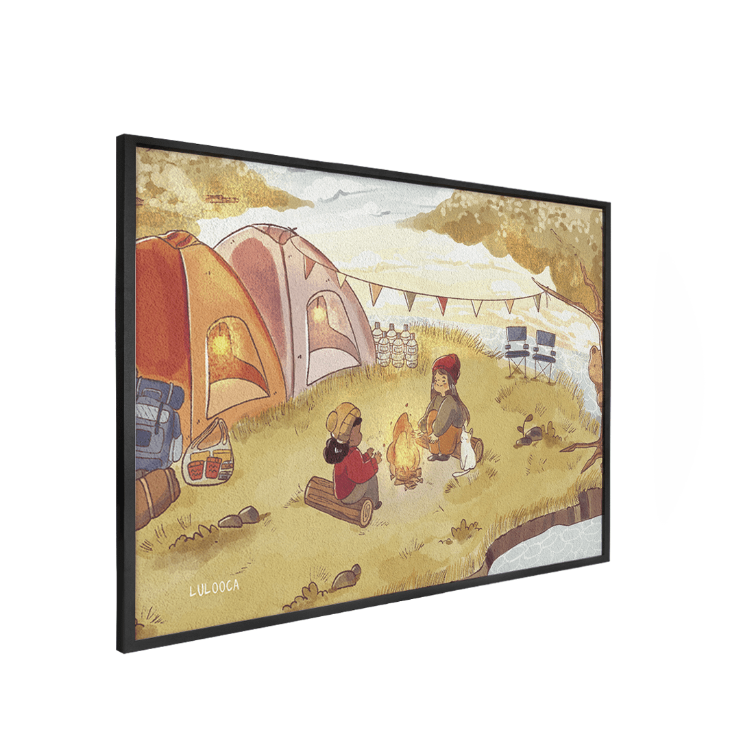 Quadro Decorativo Acampamento Fofo | Luana Gurgel - Meu Rodapé
