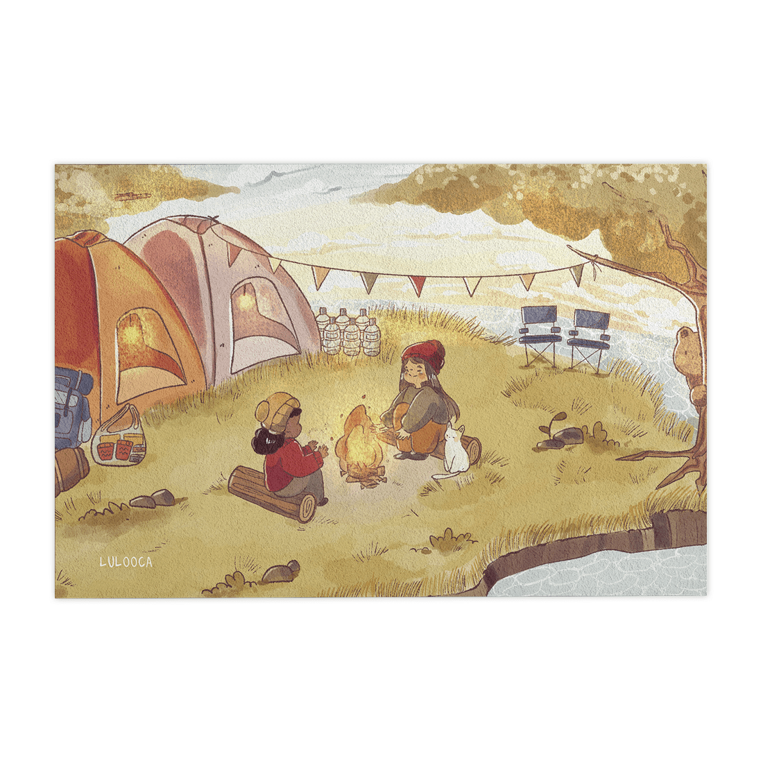 Quadro Decorativo Acampamento Fofo | Luana Gurgel - Meu Rodapé