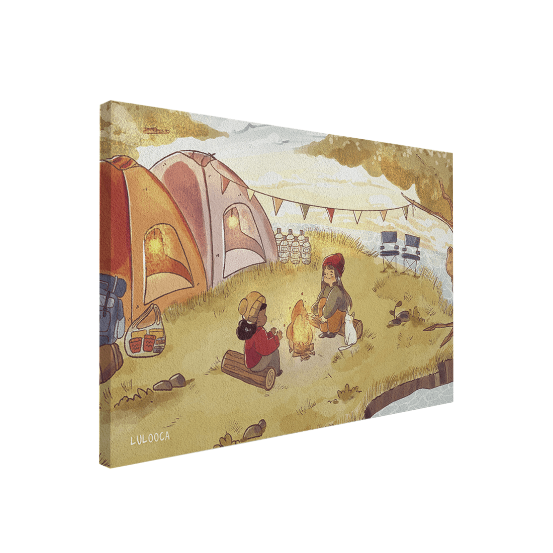 Quadro Decorativo Acampamento Fofo | Luana Gurgel - Meu Rodapé