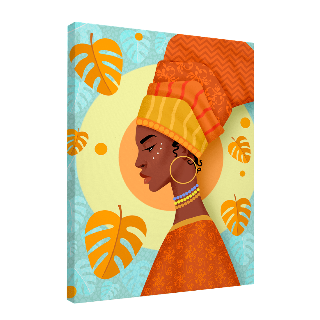Quadro Decorativo Africana | Francisco Veiga - Meu Rodapé