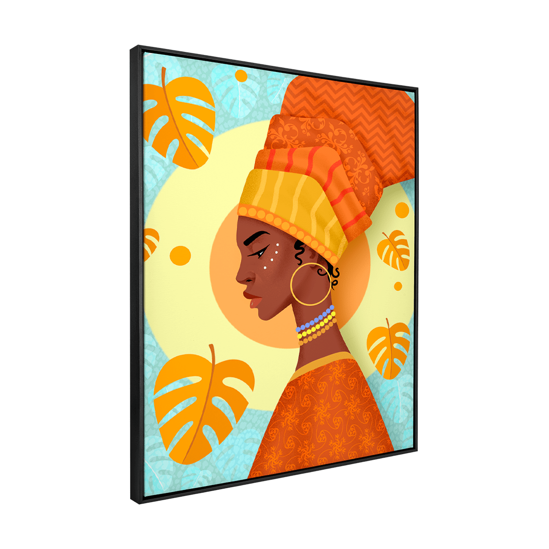 Quadro Decorativo Africana | Francisco Veiga - Meu Rodapé