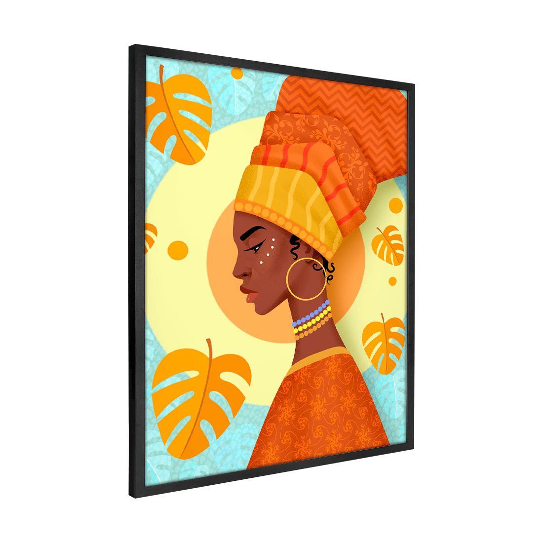 Quadro Decorativo Africana | Francisco Veiga - Meu Rodapé