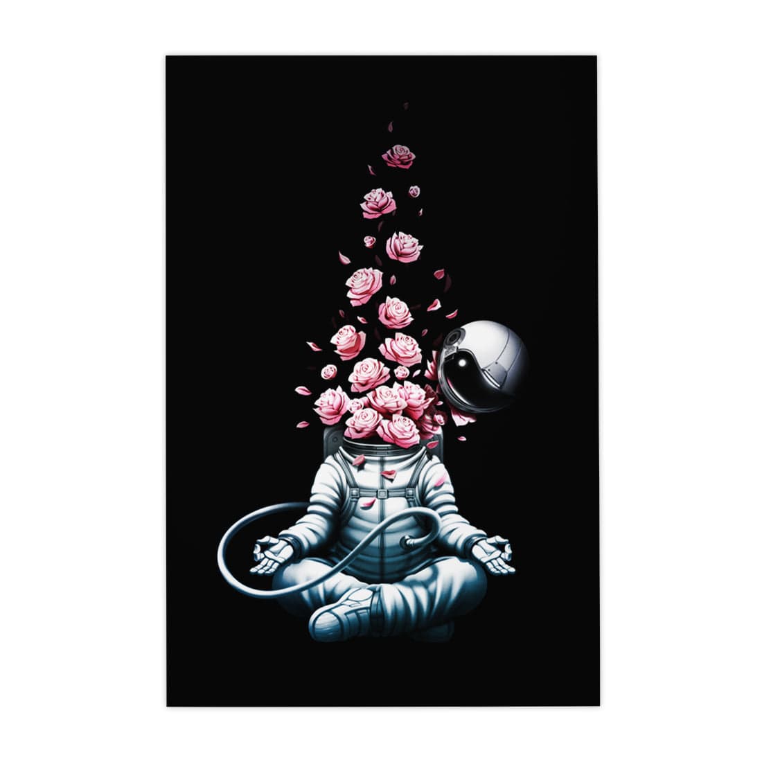 Quadro Decorativo Astro Meditation Roses | Tobias Fonseca - Meu Rodapé