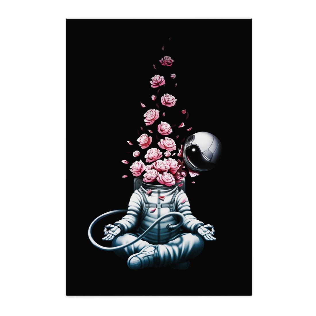Quadro Decorativo Astro Meditation Roses | Tobias Fonseca - Meu Rodapé
