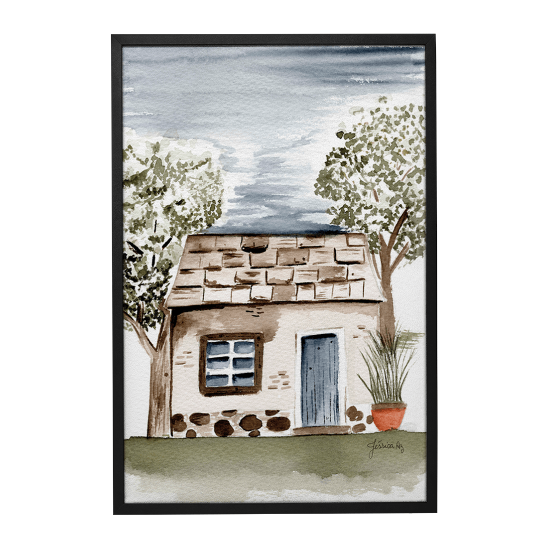 Quadro Decorativo Brisa e Paz | Jéssica A. Zeni - Meu Rodapé