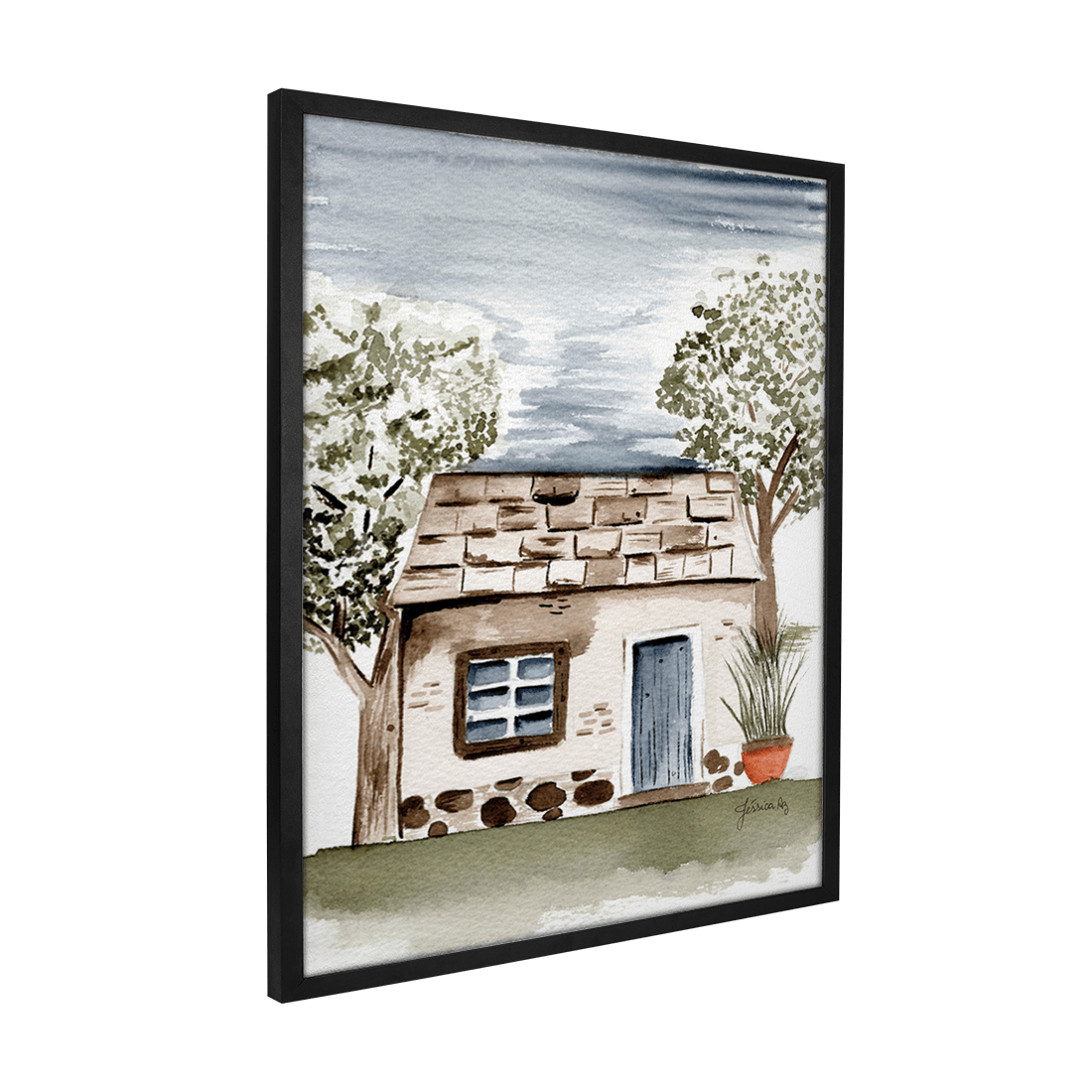 Quadro Decorativo Brisa e Paz | Jéssica A. Zeni - Meu Rodapé
