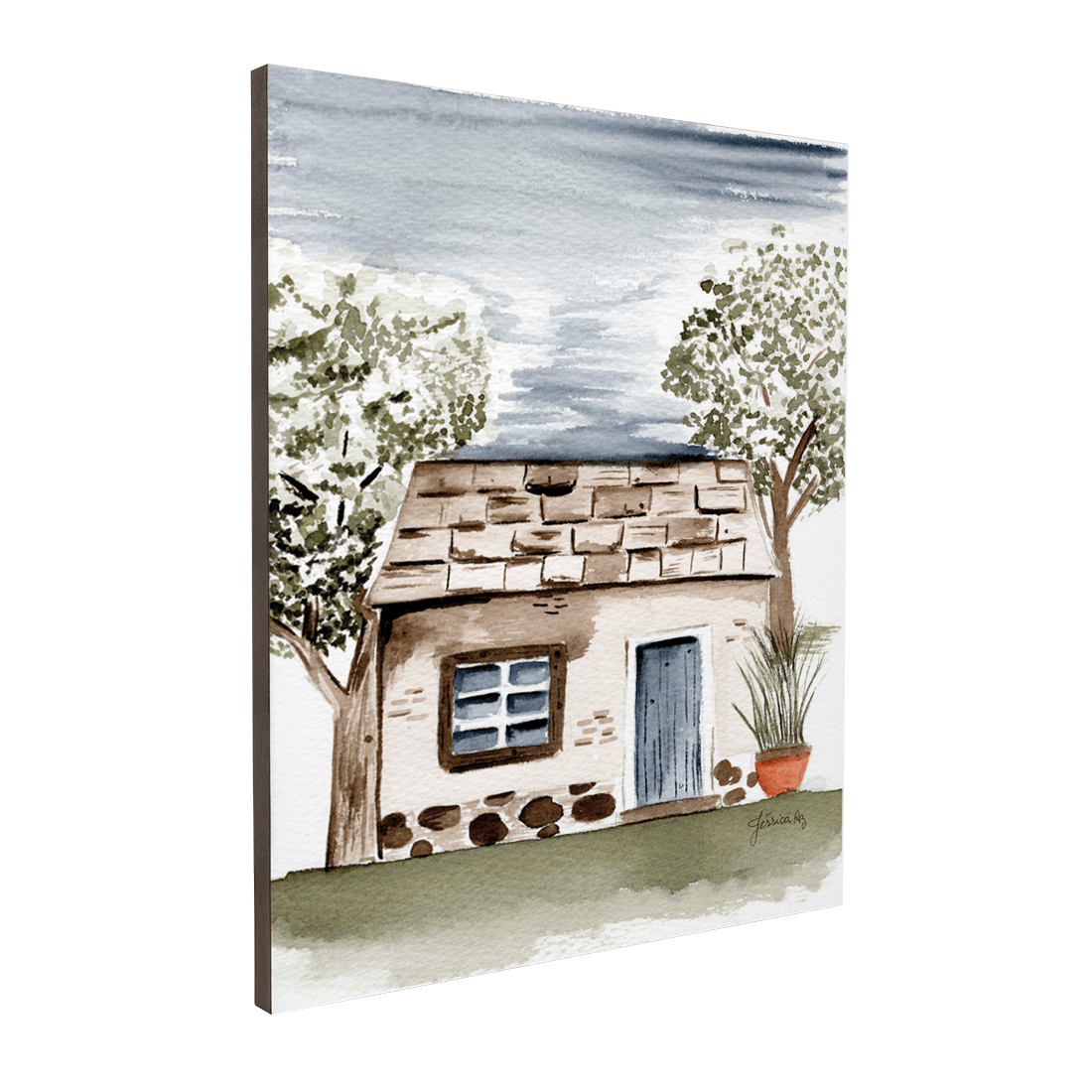 Quadro Decorativo Brisa e Paz | Jéssica A. Zeni - Meu Rodapé