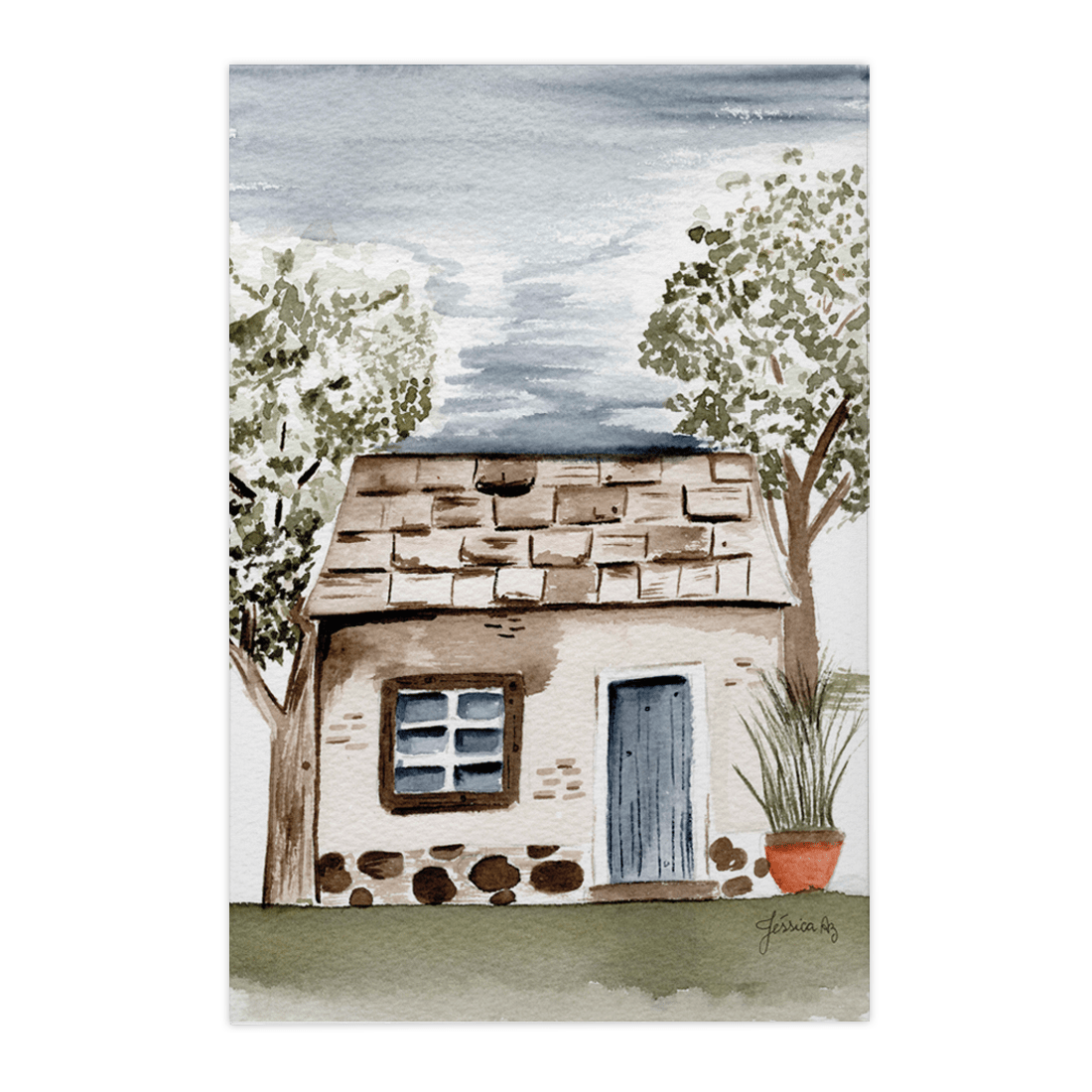 Quadro Decorativo Brisa e Paz | Jéssica A. Zeni - Meu Rodapé