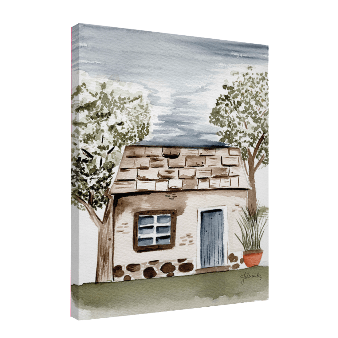 Quadro Decorativo Brisa e Paz | Jéssica A. Zeni - Meu Rodapé